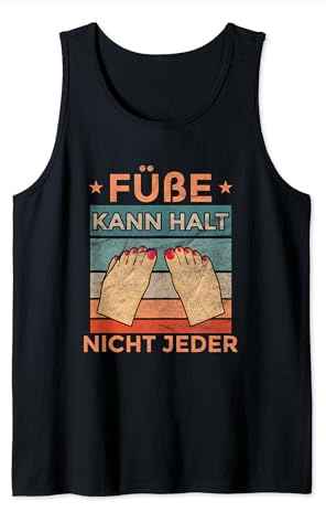 Retro Fußpflegerin Spruch Pediküre Fußnägel Podologie Tank Top