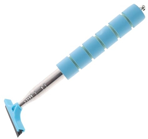 ibasenice Essuie-Glace Rétractable pour Rétroviseur Latéral Bleu, Outil de Nettoyage Voiture, Raclette Extensible pour Vitres, Accessoire Auto pour Entretien Extérieur