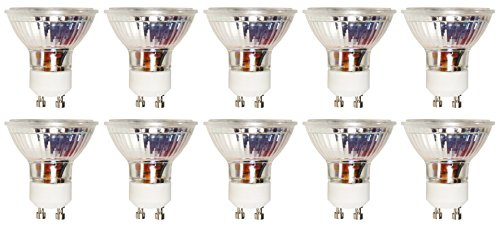McShine - LED Strahler Leuchtmittel | MCOB | GU10, 7W, 450 lm, 36°, warmweiß, dimmbar | 10er-Pack