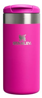 STANLEY 1913 Aerolight Transit Mug Isotherme 0.35L - Violet Blossom | Café - 4 Heures Chaud - 6 Heures Froid - Couvercle Étanche et Blocable - Thermos - Lavable au Lave-Vaisselle