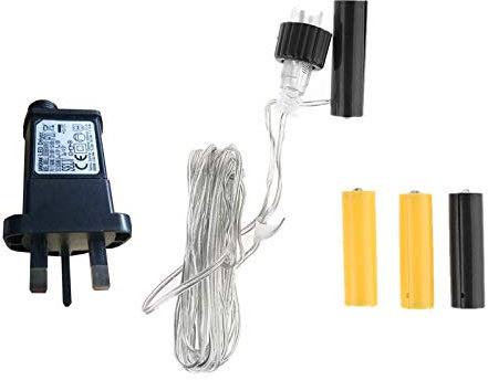 AA Battery Eliminator Replace 2x AA Battery Power Supply Adapter for Radio LED Light Electric Toy (AA)