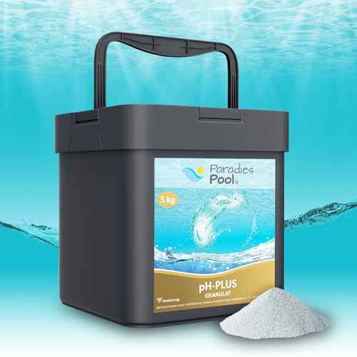 Paradies Pool pH Plus Granulat 5 kg, pH Heber Schwimmbecken Pool alkalisch