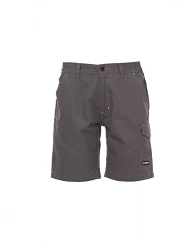 Siry Work Bermuda Uomo da Lavoro Payper Art. Caracas Multitasca 100% Cotone (3XL, Grigio)