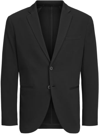 Jack&Jones Junior JJEJAXON Jersey Blazer Noos JNR, Blazer Niños, Black,