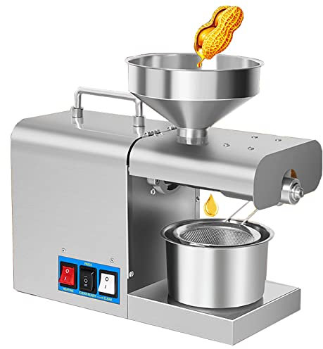 Frantoio, Frantoio Automatico Multifunzionale, Spremitura a Freddo, Spremitura a Caldo, Termoregolatore, Piccolo, Per Arachidi, Semi Di Lino, Sesamo, Noci, Ecc