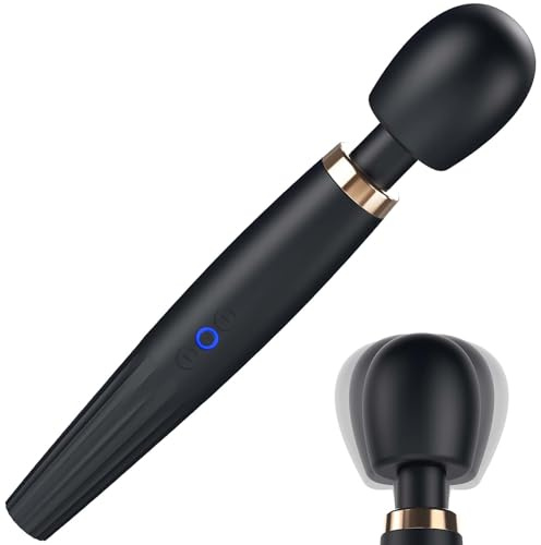Kickiss Vibrator Wand - Sex Toys for Women Couples Personal Massager with 3+5 Powerful Vibration Modes, G Spot Vibrators for Clitoral Anal Nipple, Waterproof Adult Sex Toy Massage Full-Body Pleasure