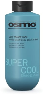 OSMO Super Blue Toning Mask for Brunettes | Zero Orange | Nourish, Hydrate & Tone | No Yellow or Brass | Vegan. 400ml