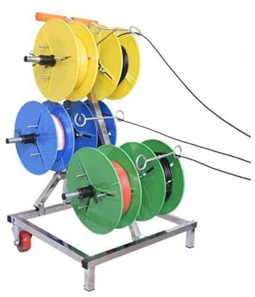XTGDIEM Portacarretes Eléctricos, Distribuidor De Cables Y Alambres De Alta Resistencia, Exhibición Y Almacenamiento De Conductos For Uso Eléctrico Industrial Y Minorista.