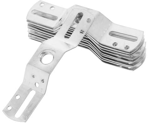 Zerodeko Staffe di Montaggio in Ferro Zincato per Lampade a Sospensione Kit 10 Pezzi e Applicazione Versatile Design a V, Facile Installazione per Case e Locali Commerciali