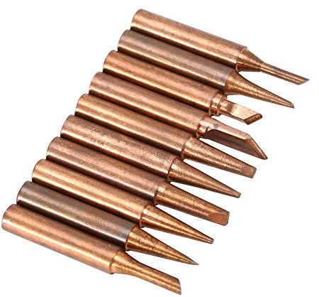 10pcs Rame Senza Piombo Saldatura Ferro 900 M-T Punta per 936,937,938,969,8586 Stazioni di Saldatura