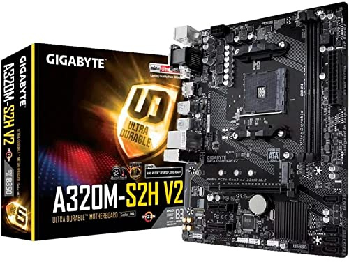 Gigabyte GA-A320M-S2H Carte mère AMD A320 Emplacement AM4 Micro ATX