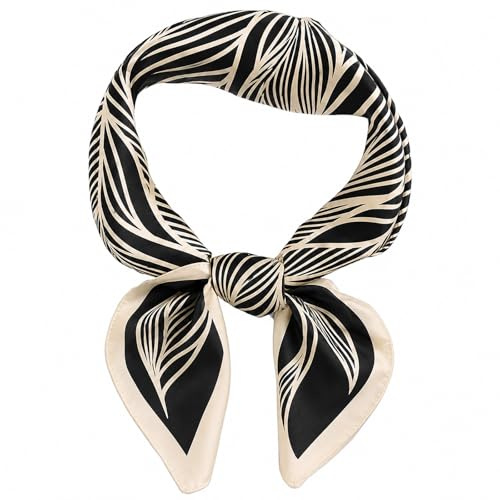 MAIRY Head Scarf Mixed Neck Scarfs for Women Lightweight Ladies Scarves Neckerchief Bandanas Hair Female Silk Satin Scarfs for Women,70185