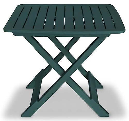KTHLBRH 3-TLG. Bistro-Set Klappbar Kunststoff Grün Terrassenmöbel-Sets Outdoor-Möbel-Sets Gartenmöbel-Sets für Gärten, Terrassen und Balkone