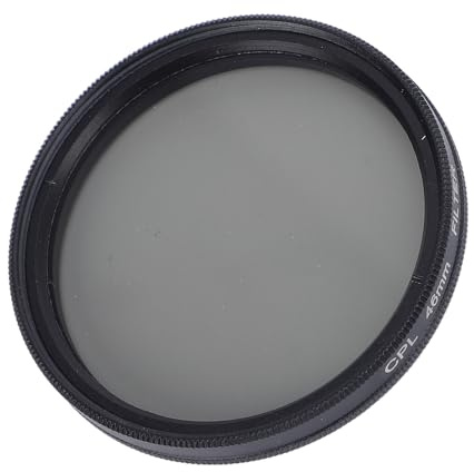 Cryfokt Optiskt Glaspolarisationsfilter, Cirkulärt Polarisationsfilter för Att Förhindra överexponering, CPL-effekt för Naturfotografering, Mattbelagd Ram (46 mm)