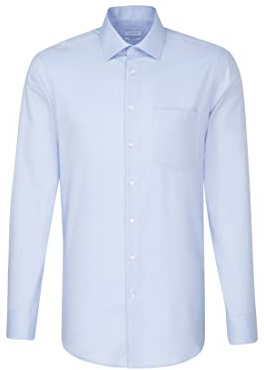 Seidensticker Herren Business-Hemd - Regular Fit - Bügelfrei - Kent Kragen - Langarm - 100% Baumwolle