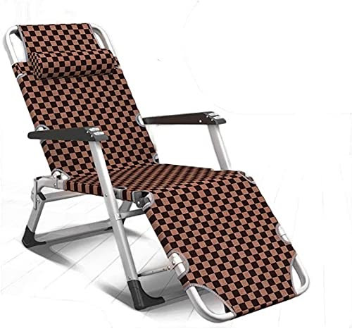 LYP Tragbarer klappbarer Liegestuhl Sonnenliegestuhl, Rasenloungestühle wasserdichte Chaiselongue Liegestühle Metall für Gartenterrasse Außenbüro