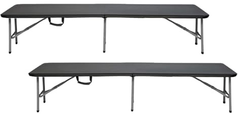 ORION91 Pack 2 Bancos Plegables Catering 180x30x43cm O91