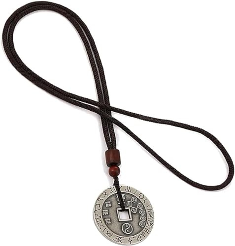Hualabo Collier Feng Shui, pièces porte-bonheur chinoises Feng Shui, cadeaux porte-bonheur pour la richesse, la prospérité, pour hommes et femmes pour attirer la chance