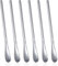 6 cucharas pequeñas de acero inoxidable para café expreso de 13 cm, con mango largo, para cocina, bar y fiestas
