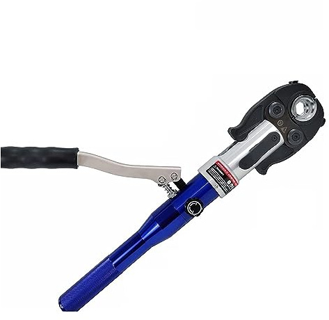 ZADCCS Hydraulic Copper Pipe Press Tool Copper Fitting Pipe Reparing Tool Pex Clamping Tool With U, Th, M, V Dies(M12.15.18.22.28)