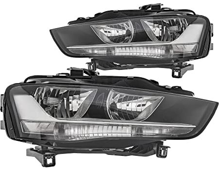 Halogenscheinwerfer Set mit Motor für A4 Avant 8K5 B8 Allroad 8KH H7