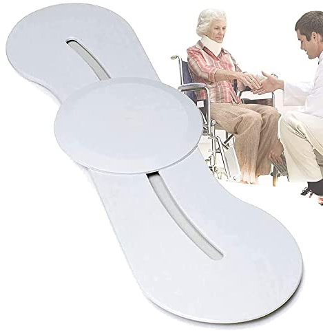 CCCYT Slide Transfer Board, Curved Sliding Transfer Board Easy Wheelchair Sliding Board-Transferring Disabled, Older Adults, from Wheelchair to Bed, Toilet, Car
