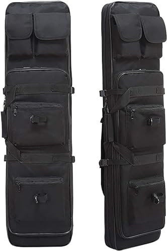 Waffentasche Gewehrtasche Gewehrfutteral,Waffenkoffer Für Langwaffen,wasserdichte Gewehrtasche,Taktische Waffentasche Armee Airsoft wasserdichte Langwaffentasche Futteral C,117cm/46in