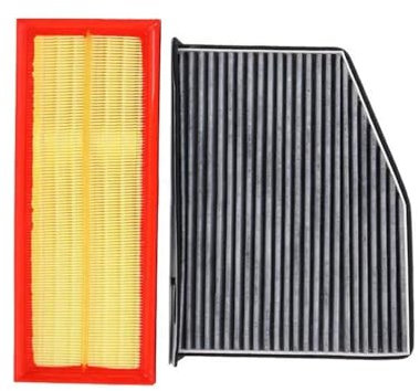 Toiumops Innenraumfilter für VW Caddy CC Golf 5 Passat B6 B7, Luftfilter Innenraumfilter 1K0129620D/1K0819644