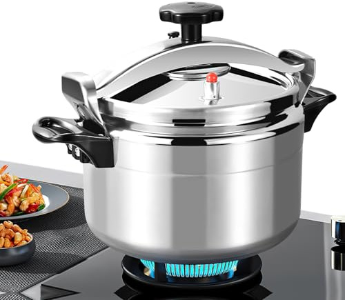 Autocuiseur de 3 litres pour cuisine et restauration, autocuiseurs en alliage d'aluminium avec valve de sécurité, couvercle de verrouillage à étrier double face, pot de conserve pour la plupart des