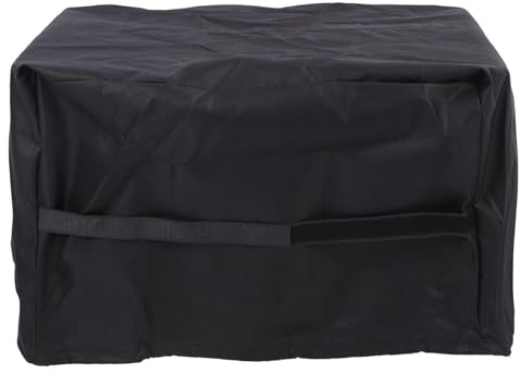 Bewinner Couvercle de Plaque de Table de 22 Pouces, Couvercle de Gril à Dessus Plat en PVC 600D étanche à l'eau et à la Poussière pour Plaque de Cuisson électrique, Noir