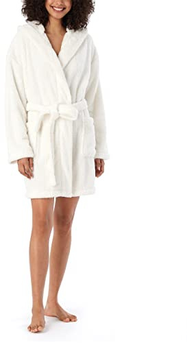 Schiesser Bademantel weiches Teddy Fleece