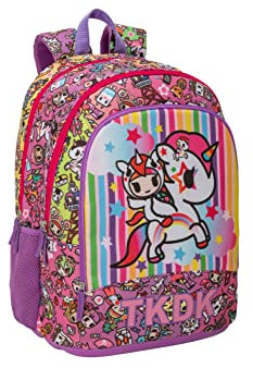 Toki Doki Schulrucksack, mehrfarbig, Taglia unica, Casual