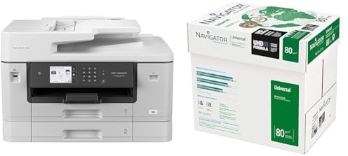 Brother MFC-J6940DW DIN A3 4-in-1 Farbtintenstrahl-Multifunktionsgerät & Navigator A4 UNIVERSAL; Druck- und Kopierpapier; A4; 5x500 Blatt; 80g (frustfreie Schutzverpackung)