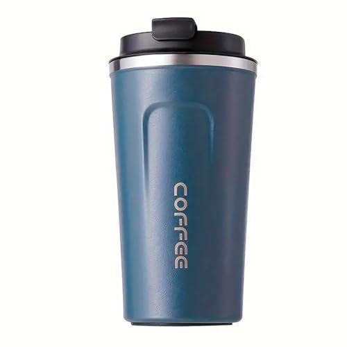 RevolutionLine - Taza Termo para Café de 510 ml de Acero Inoxidable | Taza de Viaje Portátil que Conserva el Calor y el Frío | Adecuada para Preparar Leche, Café, Té | Ideal para llevar en el coche