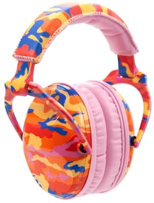 PROTEAR SNR - Orejeras de protección auditiva para niños, 28 dB, protectores auditivos ideales para sensibilidad al ruido, niños bajo fuegos artificiales, viajes, eventos deportivos y entornos