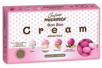 Confetti Maxtris, Bon Bon Cream Sfumato Rosa, 900 g