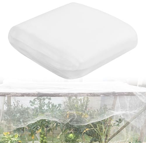 Rete Anti Uccelli, 2x3m Tenda Zanzariera, Rete Anti Insetti, Rete per Orto,Rete Antigrandine per la Rete di Protezione a Maglia Fine di Ortaggi, Frutta, Fiori e Piante