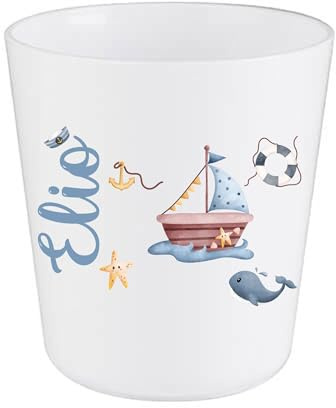 Gobelet enfant personnalisé/Verre enfant incassable/Gobelet maternelle/Gobelet prénom enfant/Verre plastique personnalisé