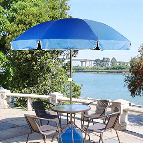 Parasol de jardin à 3 couches facile à assembler 2,1 m Support pour terrasse Protection solaire Idéal pour les restaurants Base non incluse