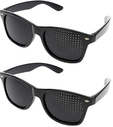 Thapncow Lunette Stenopeiche, per Riposo VisivoRiduzione Fatica Oculare e Comfort Occhi, per essere indossato in qualsiasi occasione.