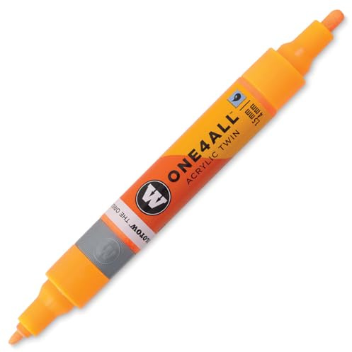 Molotow One4All Acrylic Twin Marker 085 - Dare Orange