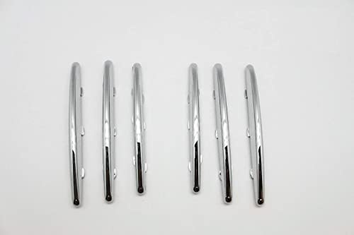 GAZOZ Performance SLK-tillbehör, kromgjutande fenor, motorhuv gallerhuva ventilationsskydd för 2004-2011 R171 SLK – krom nickel rand