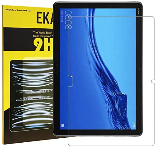 Mobile Stuff Compatible with Huawei MediaPad M5 Lite 10 (10.1 inch) 2018, Tempered Glass Screen Protector With 9H Hardness 2.5D Round Edge (MediaPad M5 Lite 10 (10.1) 2018)