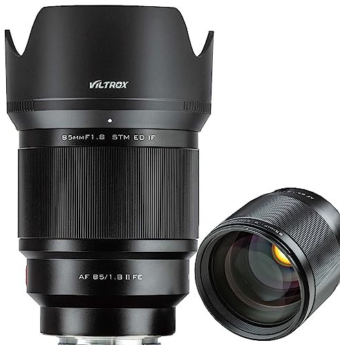 VILTROX PFU RBMH 85mm F1.8 II Porträt Objektiv STM Vollformat Autofokus für Sony E Mount Kameras a7 a7II a7III a7R a7RII a7RIII a7SII a9 a6400 a6500 a6300
