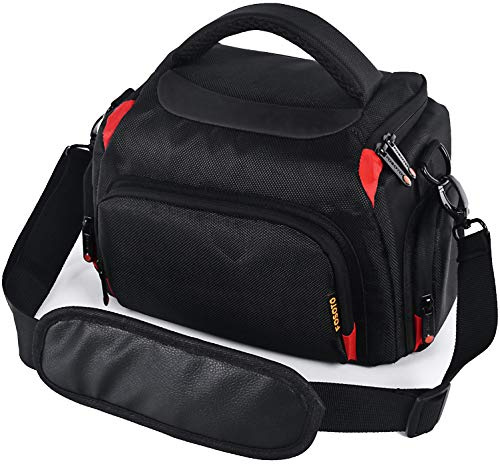 FOSOTO Funda Bolsa Cámara Reflex, Funda para Cámara de Fotos Réflex, Compatible con Canon EOS 2000D 4000D M5 M6 M50, Nikon D5600 D7500, Sony Alpha7m3 A6000 A6100, Fujifilm xt3 xt4