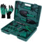 eROOSY Herramientas de Jardinería Kit 11 Piezas Juego De Herramientas jardinería con Funda de Transporte con Guantes de Jardin