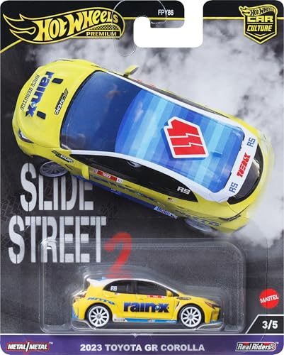 Hot Wheels Toyota Corolla GR, Car Culture, Coche de Juguete a Escala 1:64, Juguete Regalo para niños y niñas +3 años y Fans y coleccionistas Adultos, HKC82