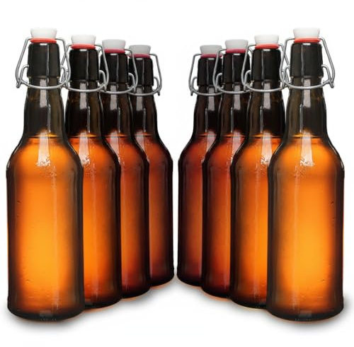 Heldengenuss Bierflasche - 8x Bügelflasche 500ml Bierflaschen
