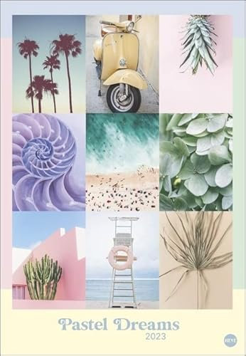 Pastel Dreams - Posterkalender 2023 - Heye-Verlag - Wandkalender - 37 cm x 53,5 cm