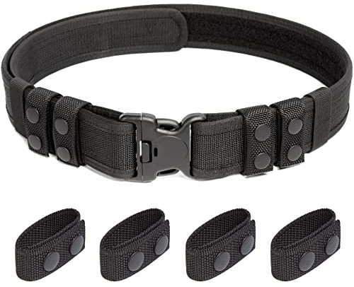 LUITON Tactical Belt for Men Duty Belt 2 Rigger Molle Belt Military Style Belt Police Combat Battle Belt Security Duty Belts with 4 Belt Keepers (30-35) M